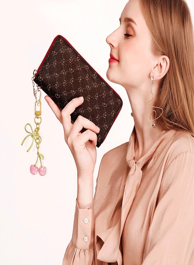 FASTFAIRY سلسلة مفاتيح فاست فيري بتصميم الكرز، زينة للحقائب: سلاسل مفاتيح نسائية لطيفة - حلقات مفاتيح للسيارة، حقائب جلدية - هدايا عيد الحب - Image 4